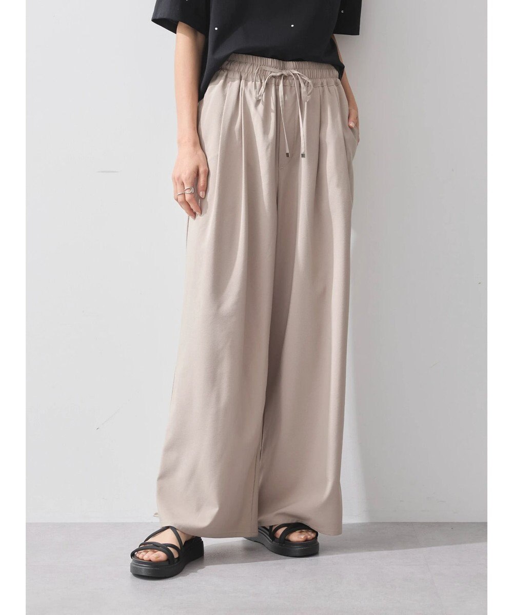 earth music&ecology ゆるてろワイドパンツ 