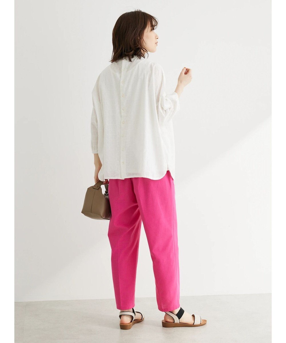 Green Parks Ｉ　ＳＥＴ２点　刺繍７分袖ブラウス＋タンクトップ 