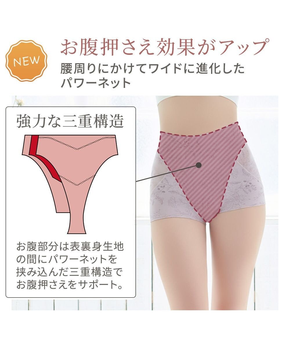 BRADELIS New York 【Yukine inc. 】ゆきねえ365綿混モアらくすっぽりショーツ23 