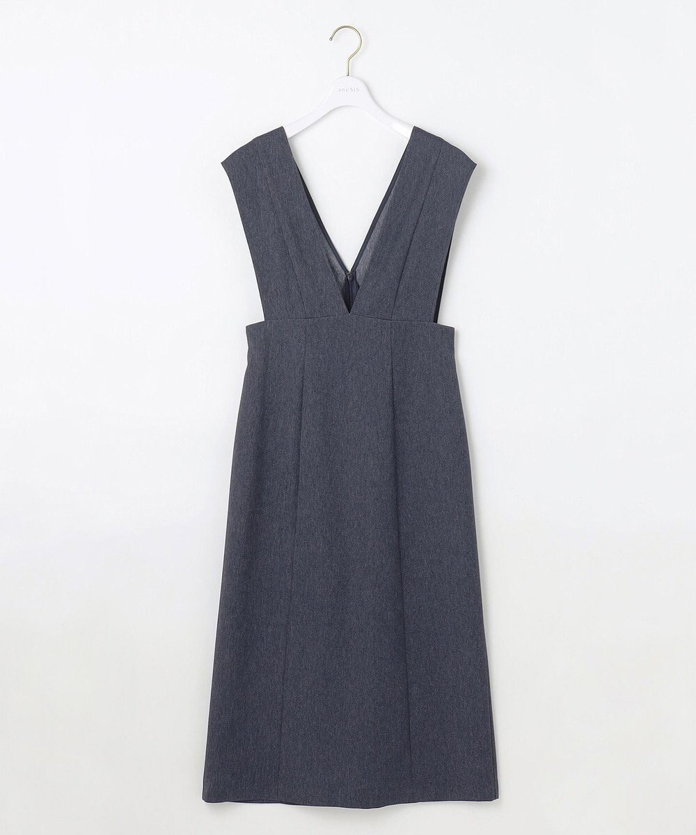 ANY SIS 【洗える】タイト ジャンパースカート 