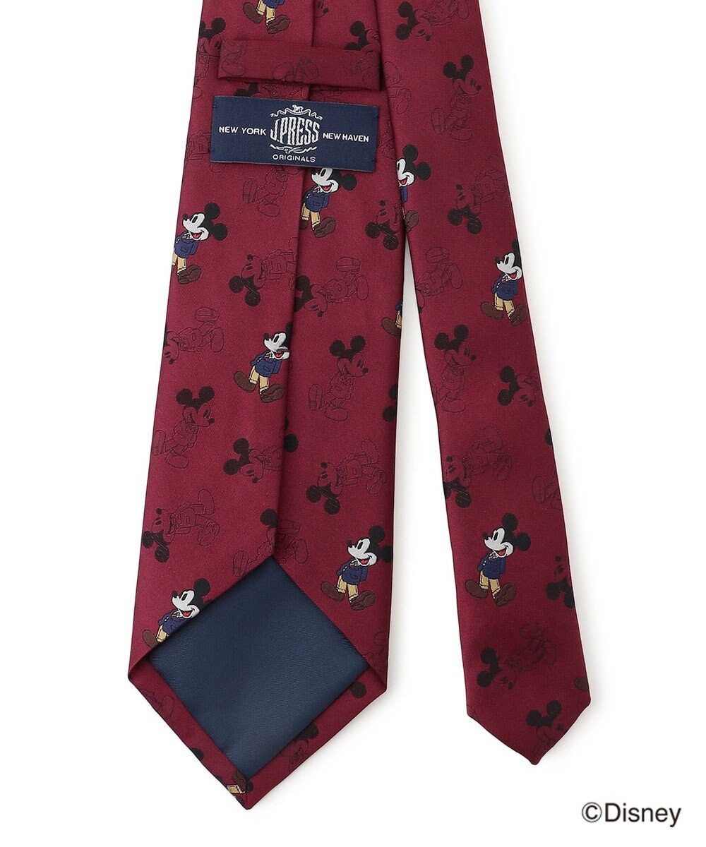 J.PRESS MEN 【DISNEY COLLECTION】シルクレップジャガード ネクタイ / ミッキーマウス 