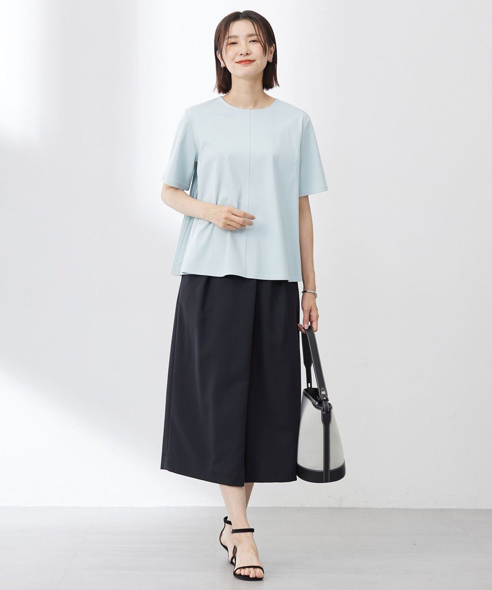 J.PRESS LADIES L 【洗える】Crispyツイル クロップド パンツ 