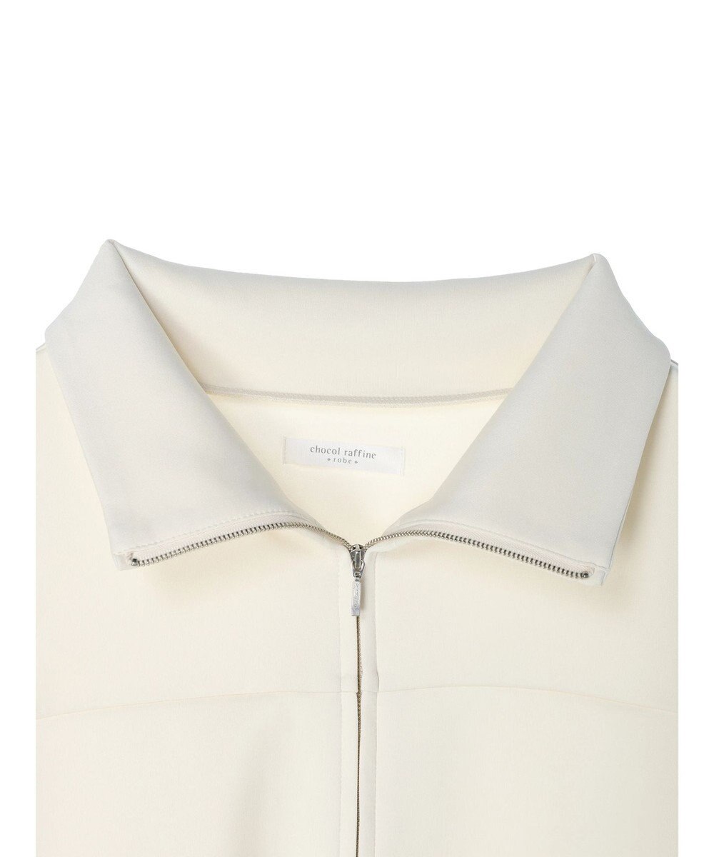 Green Parks トラックジャケット風カットカーディガン 