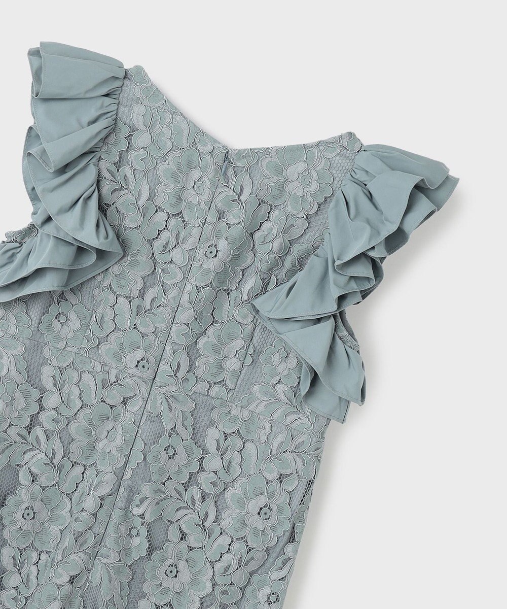 GRACE CONTINENTAL フリルレースワンピース 