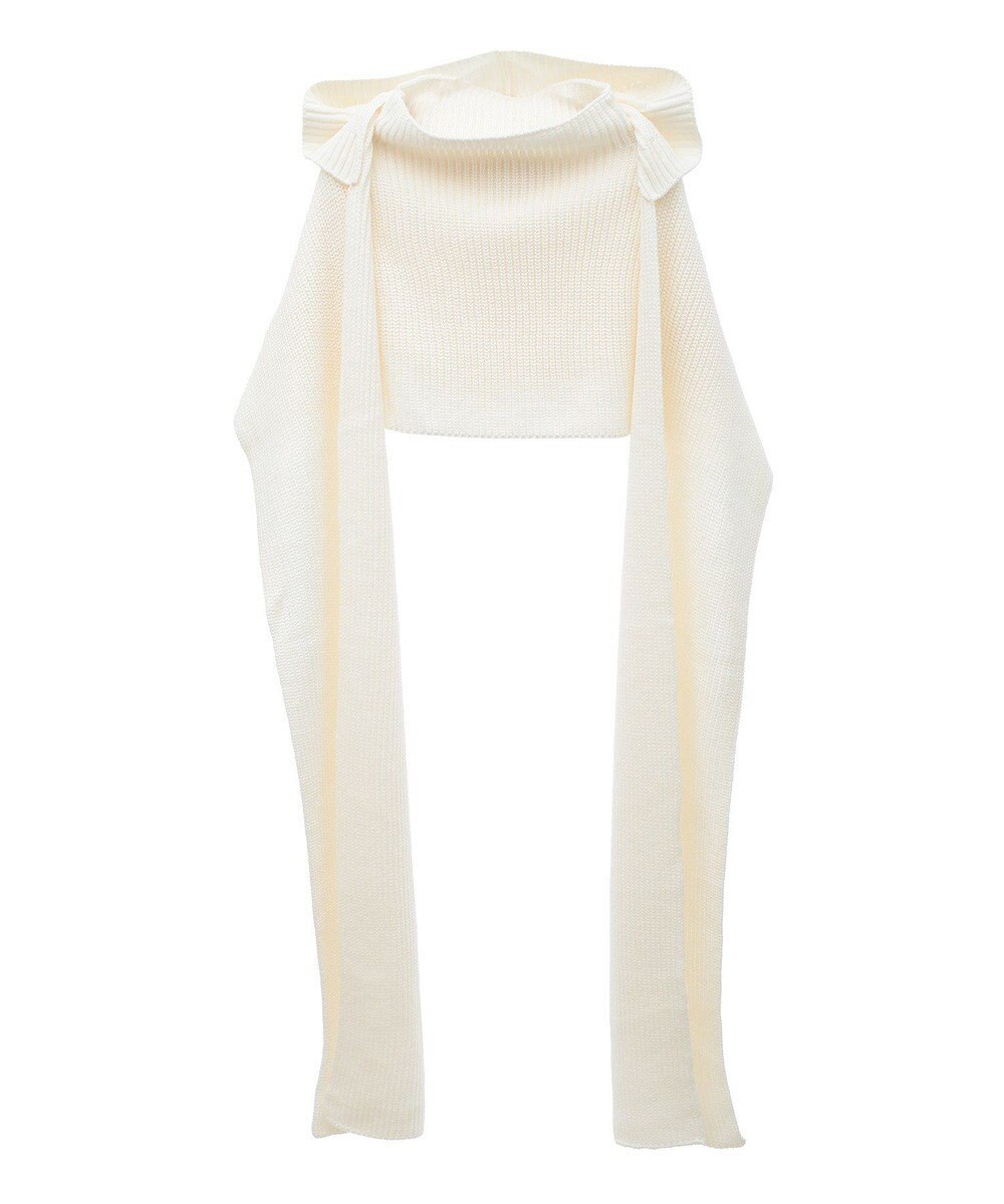 Green Parks フードマフラー＋ケープニット 