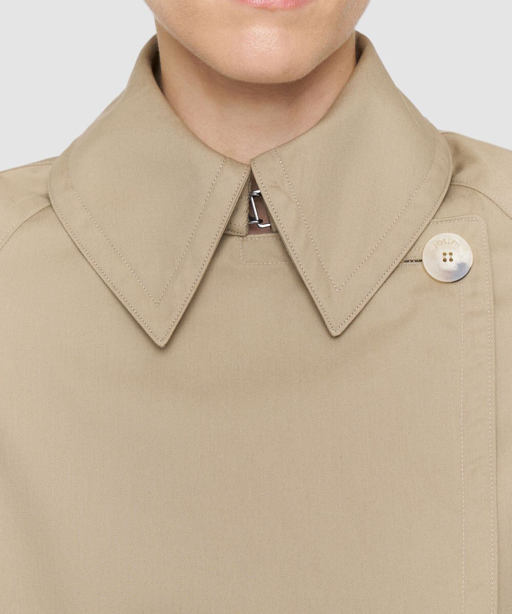 JOSEPH コットンブレンド　トレンチジャケット 