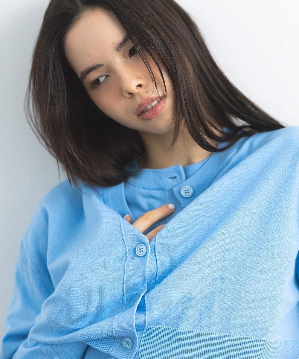 CRAFT STANDARD BOUTIQUE 選べる丈/クルーネックカーディガン 