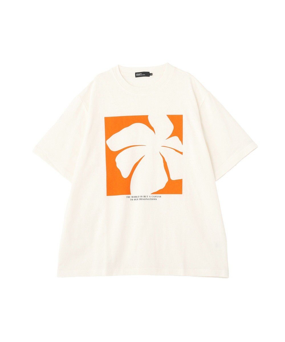 CRAFT STANDARD BOUTIQUE フラワープリントグラフィックＴシャツ 