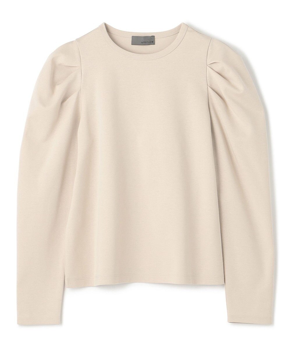 uncrave 【UVケア・接触冷感】ダブルフェイスジャージー ボリュームスリーブ カットソー(長袖)（uncrave STANDARD） 