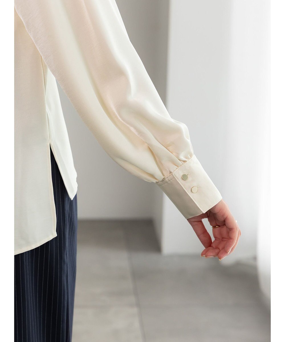 Te chichi ドレープネックブラウス《2025Autumn catalog vol.2 item》 