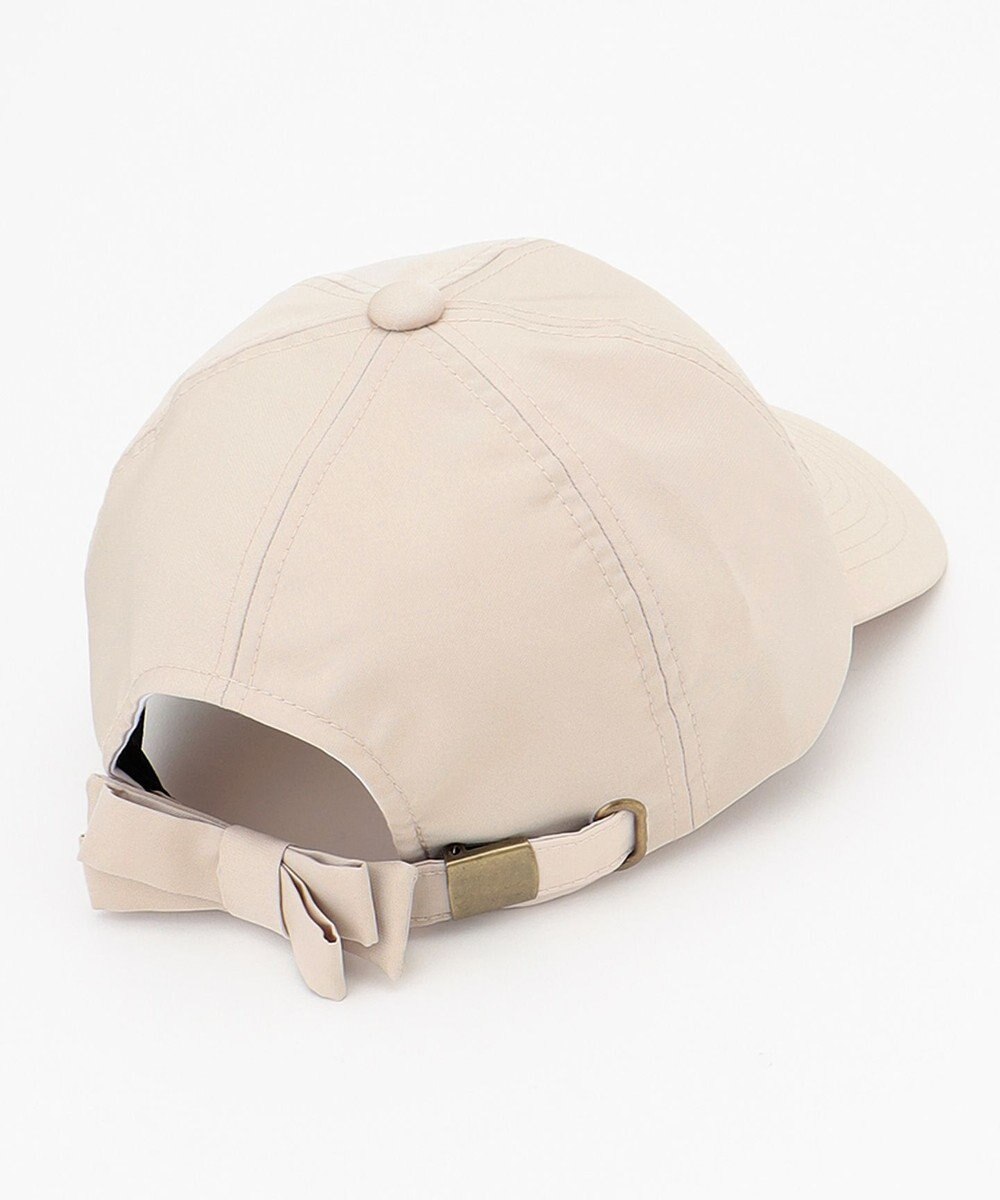 TOCCA 【紫外線90%カット・吸水速乾・抗菌防臭・接触冷感・洗える・サイズ調整可・リボン取り外し可】LOGO RIBBON CAP キャップ 