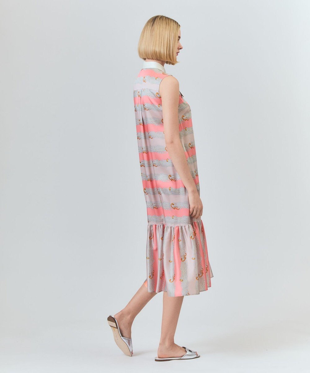 GRACE CONTINENTAL ロープボーダーワンピース 