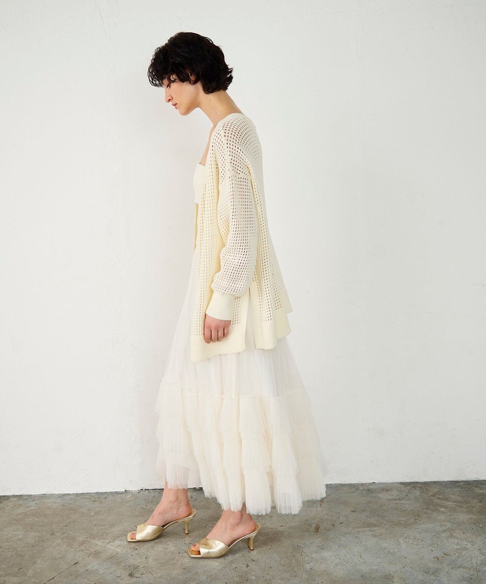 GRACE CONTINENTAL メッシュドルマン2WAYニット 