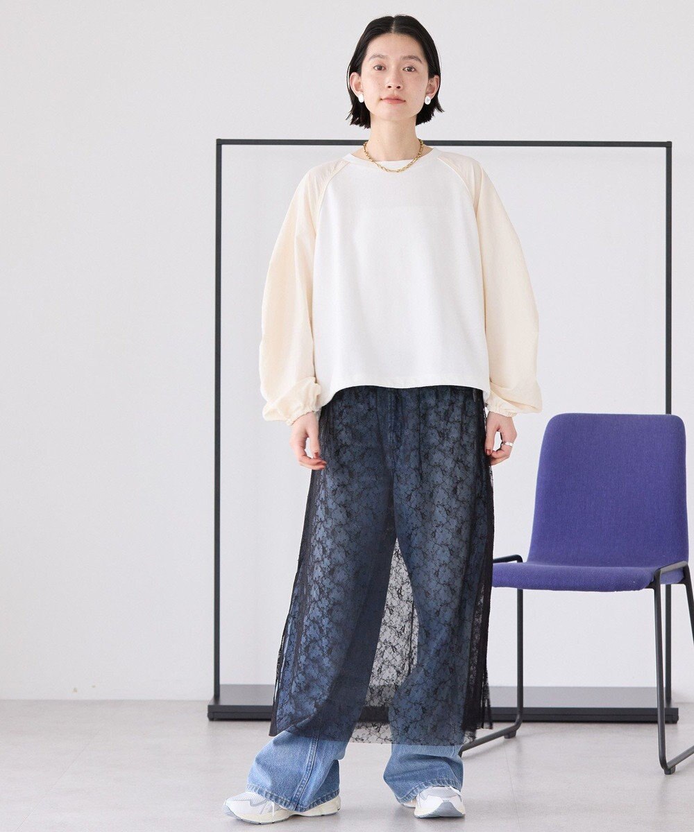 AMERICAN HOLIC サイドスリットレーススカート 