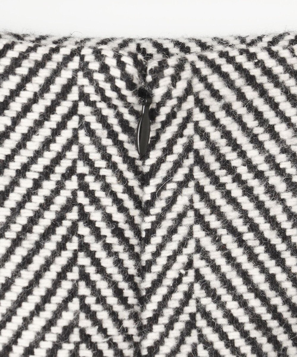 Feroux 【古畑星夏さん着用】ヘリンボンハイウエストミディ スカート 