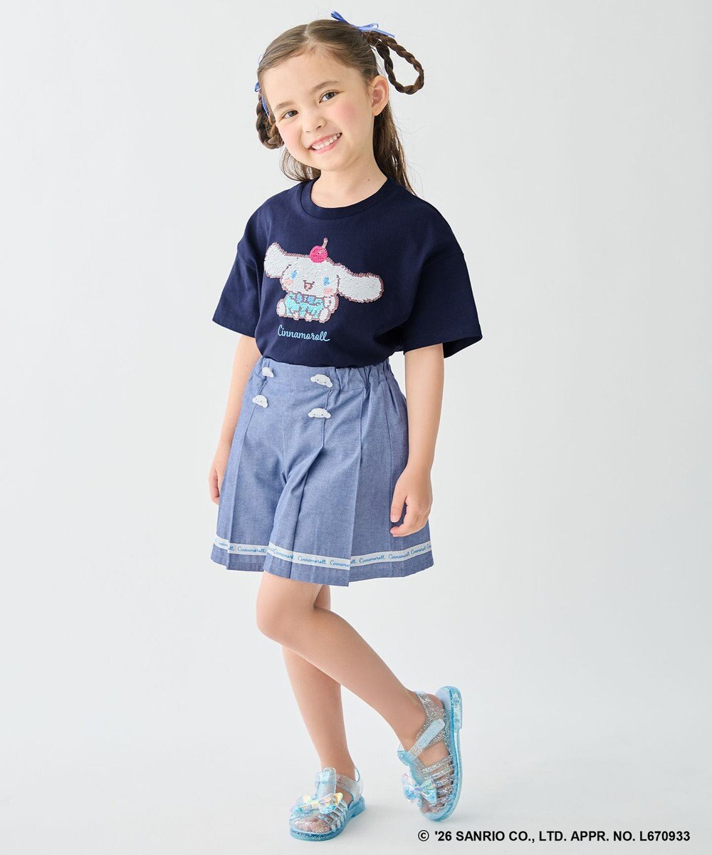 ANY KIDS 【サンリオキャラクターズ×ANY KIDS】ひんやり ミラクルスパンコール Tシャツ 