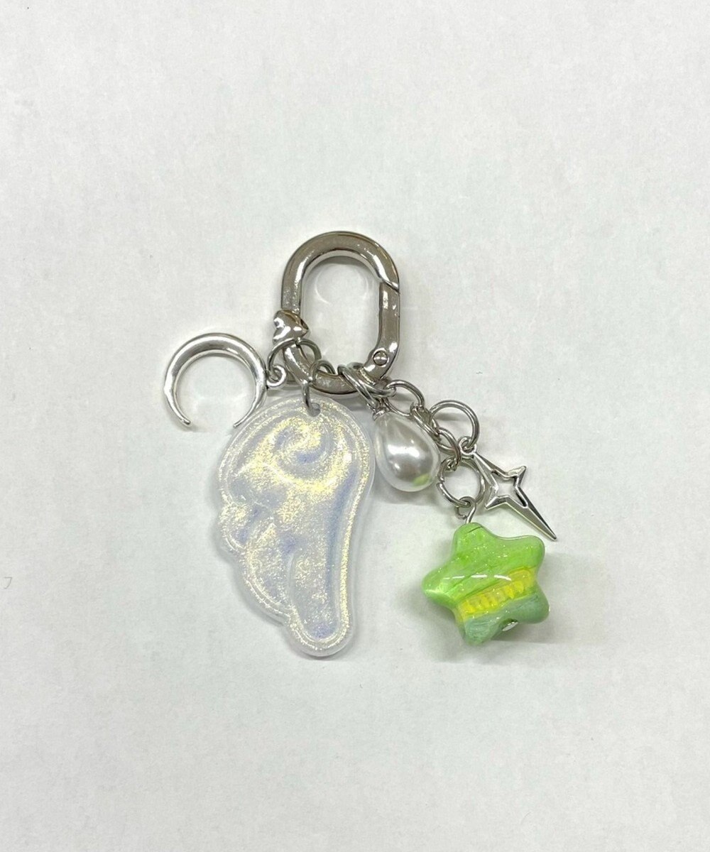 WEGO ミックスカラースターエンジェルキーホルダー 