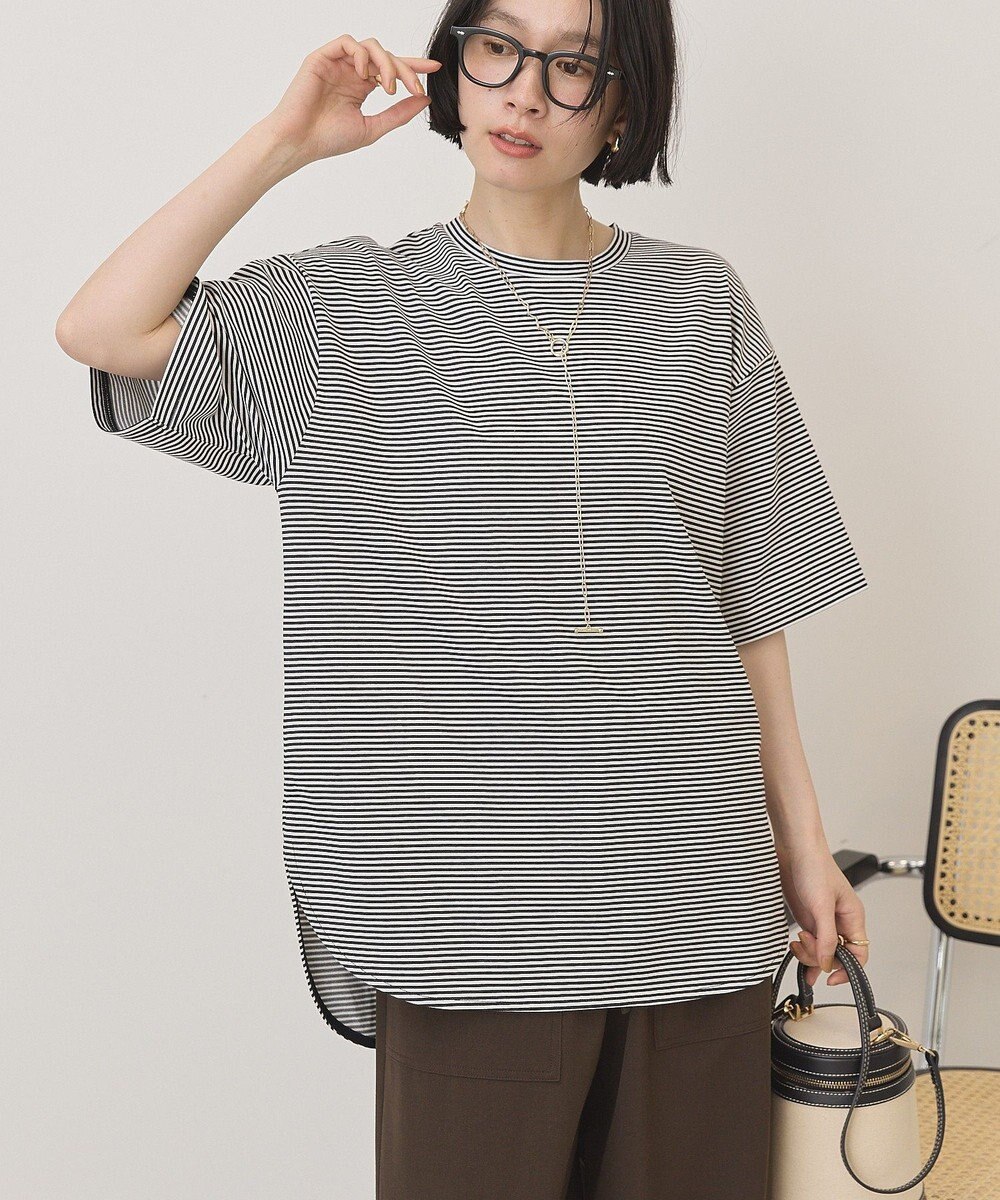AMERICAN HOLIC 裾ラウンドＴシャツ 