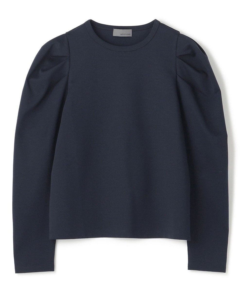 uncrave 【UVケア・接触冷感】ダブルフェイスジャージー ボリュームスリーブ カットソー(長袖)（uncrave STANDARD） 