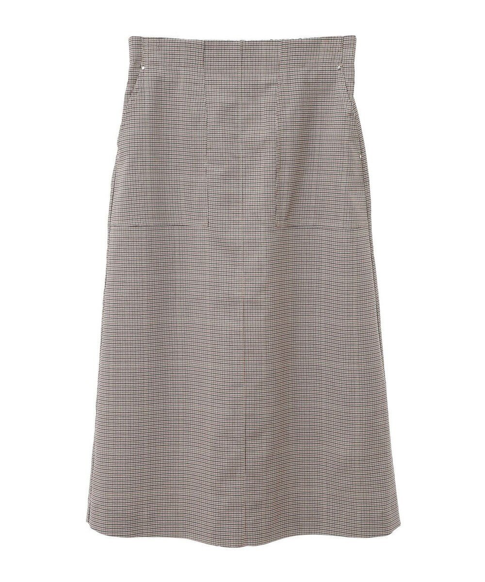 Green Parks きれいシルエットチェックＡラインスカート 