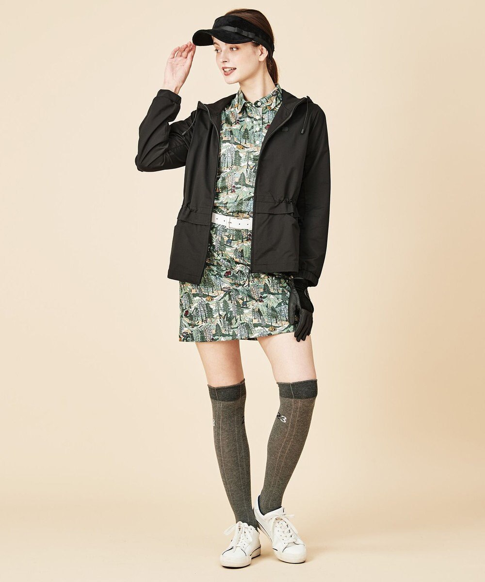 23区GOLF 【WOMEN】キャンピングカモ柄プリントカルゼ スカート 