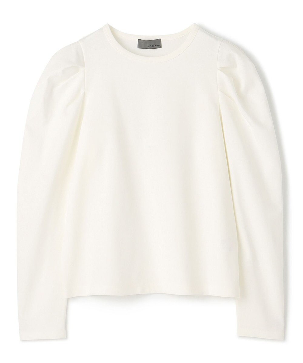 uncrave 【UVケア・接触冷感】ダブルフェイスジャージー ボリュームスリーブ カットソー(長袖)（uncrave STANDARD） 