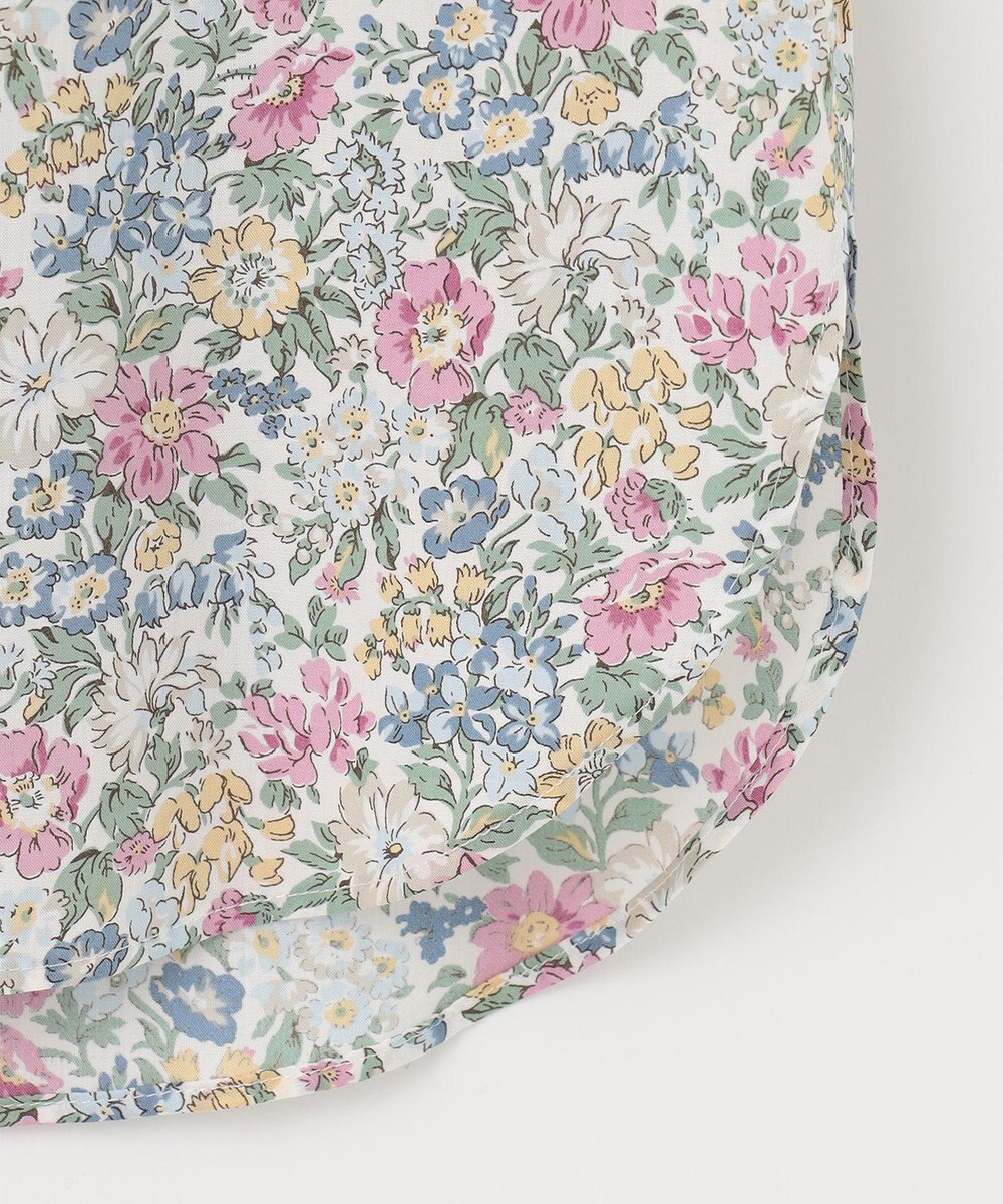 J.PRESS LADIES S 【洗える】 LIBERTY Honeydew/Kate&Mil スタンドカラー ブラウス 