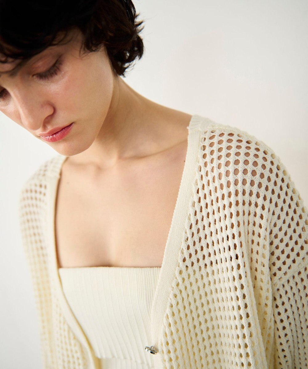 GRACE CONTINENTAL メッシュドルマン2WAYニット 