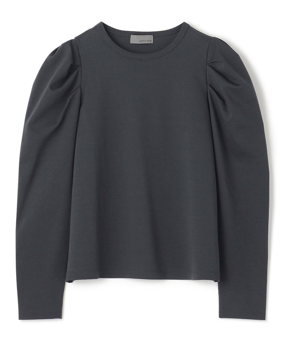 uncrave 【UVケア・接触冷感】ダブルフェイスジャージー ボリュームスリーブ カットソー(長袖)（uncrave STANDARD） 