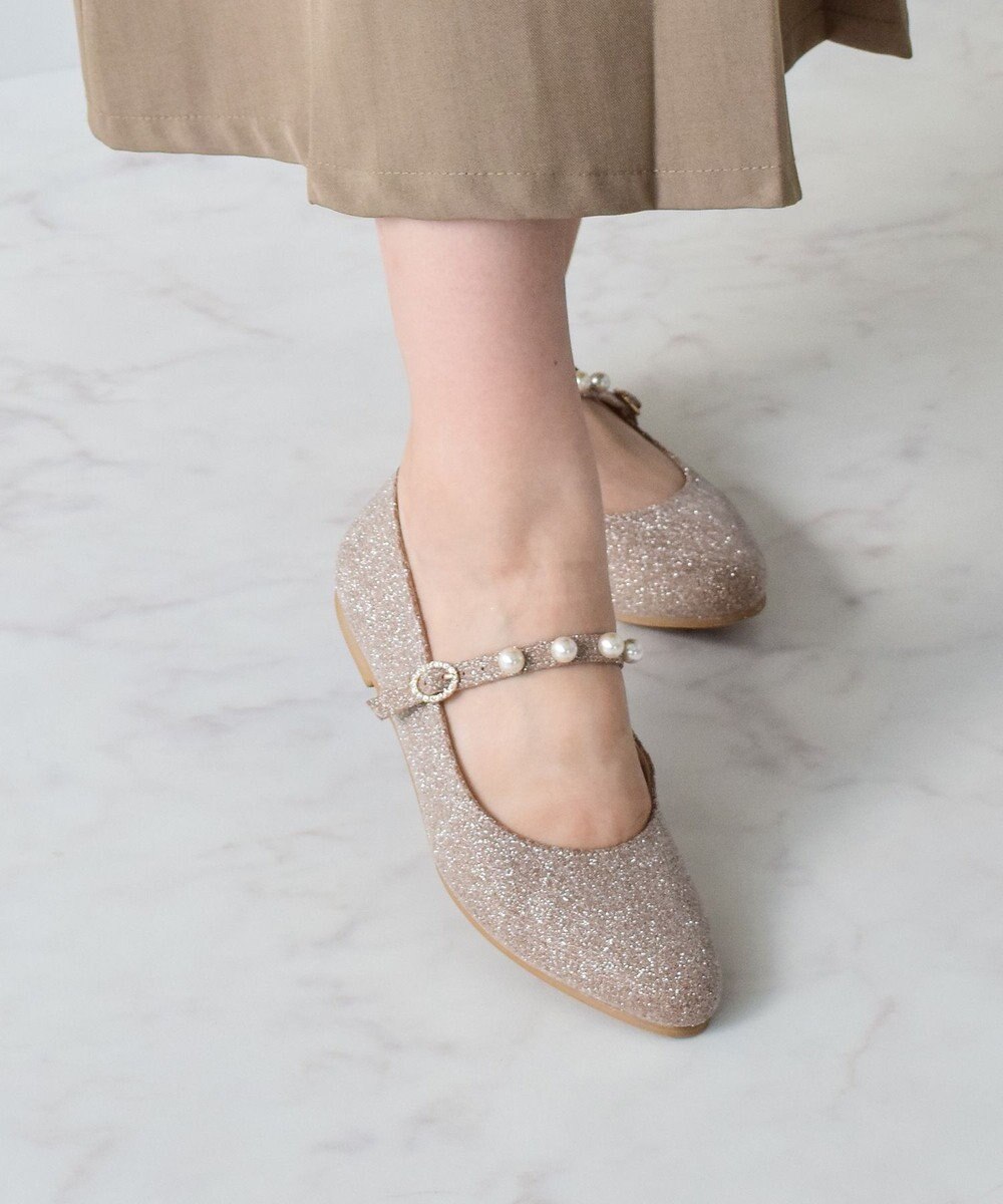 Bridget Birkin 【Bridget Birkin】パールストラップメリージェーンパンプス 