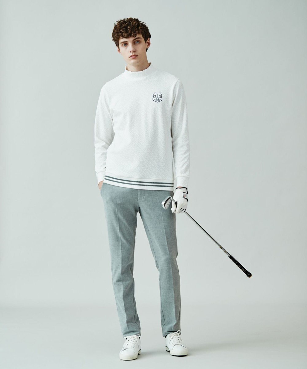 23区GOLF きれい見えの秋冬定番素材【MEN】【ストレッチ】ＴＲストレッチ ベーシックパンツ 