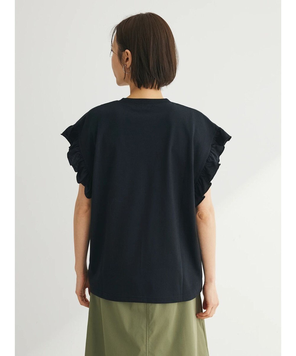 Green Parks ・ＤｏｕｂｌｅＦｌａｇｓ　フリルショルダープリントＴＥＥ 