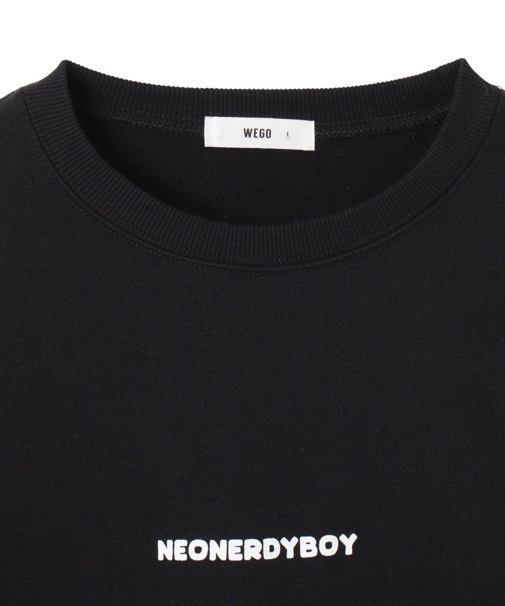 WEGO 【ユニセックス着用ITEM】THEBOYエルボーパッチクルーネックPO 