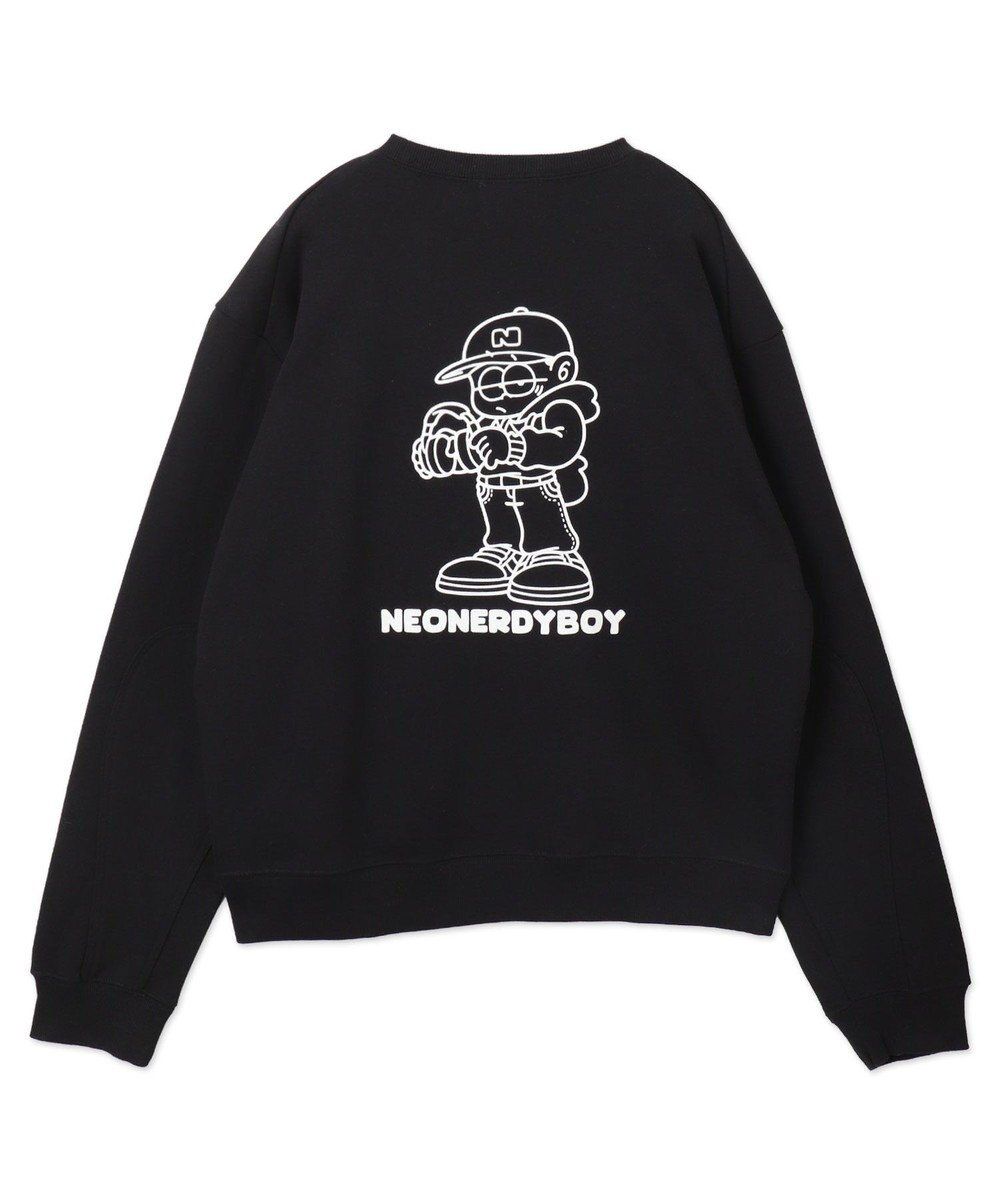 WEGO 【ユニセックス着用ITEM】THEBOYエルボーパッチクルーネックPO 