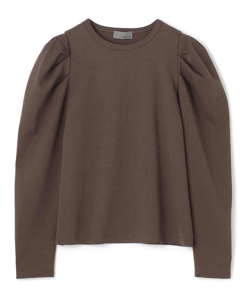 uncrave 【UVケア・接触冷感】ダブルフェイスジャージー ボリュームスリーブ カットソー(長袖)（uncrave STANDARD） 