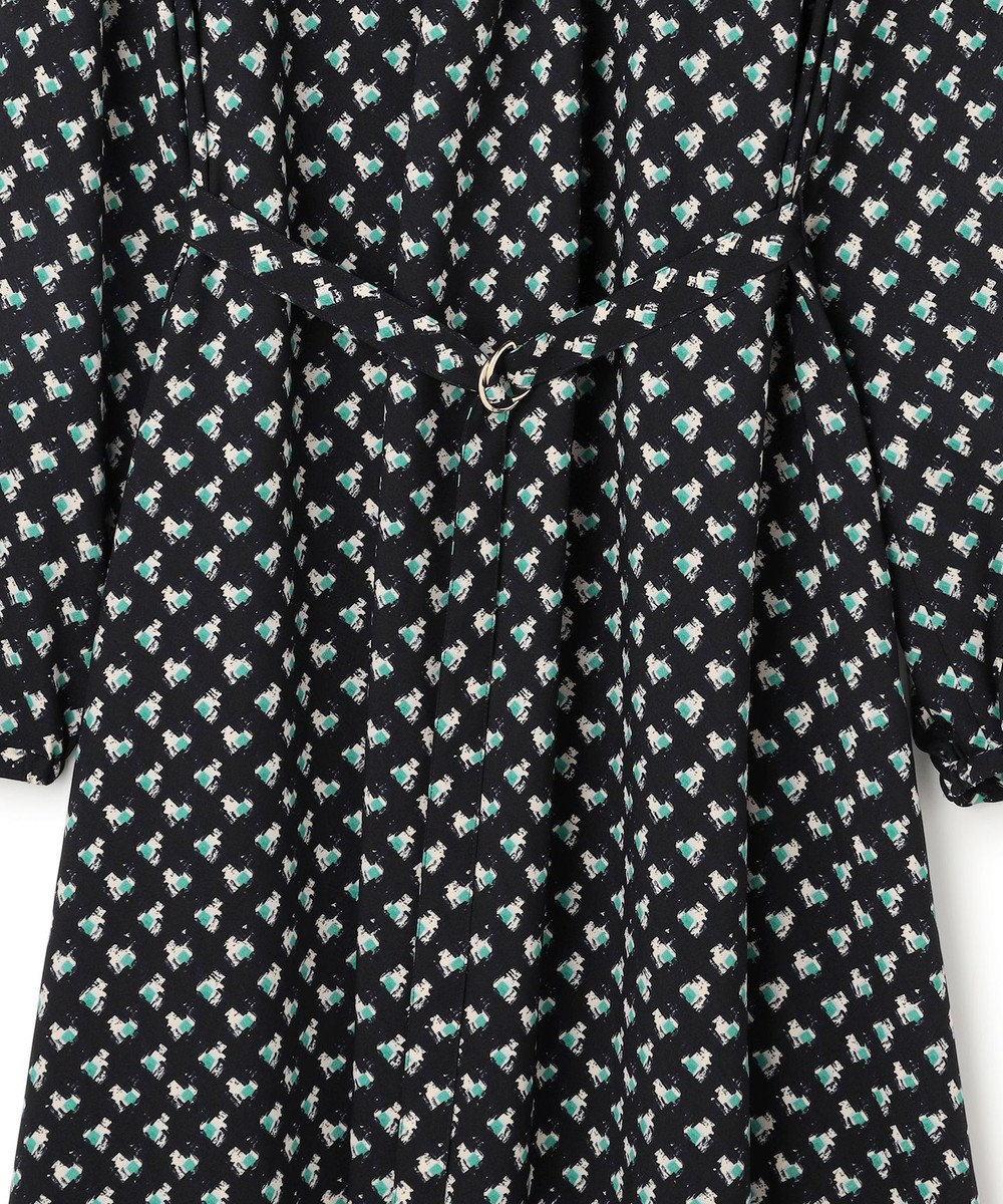 23区 モダンアートプリント ワンピース 