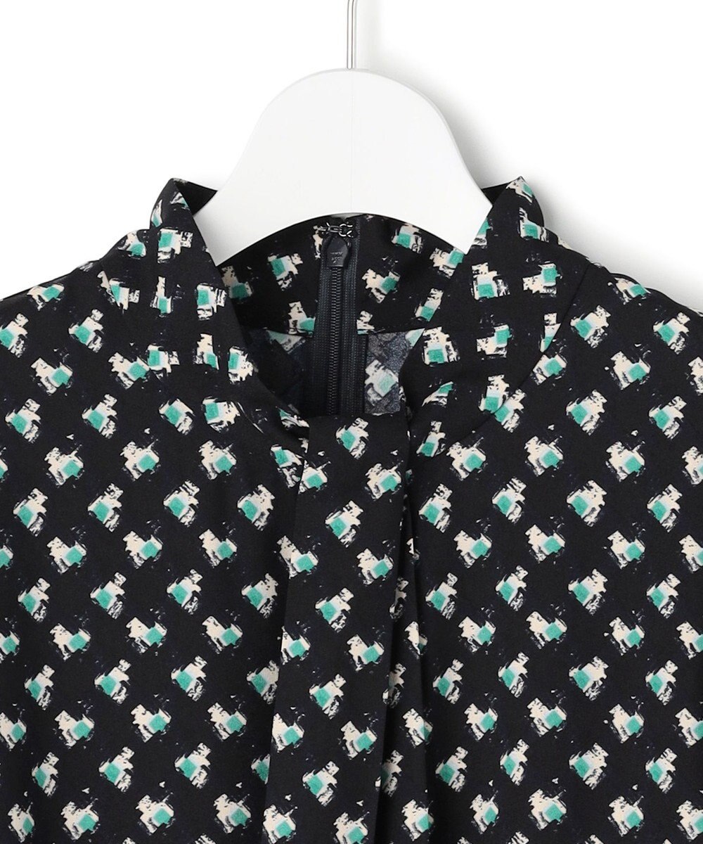 23区 モダンアートプリント ワンピース 