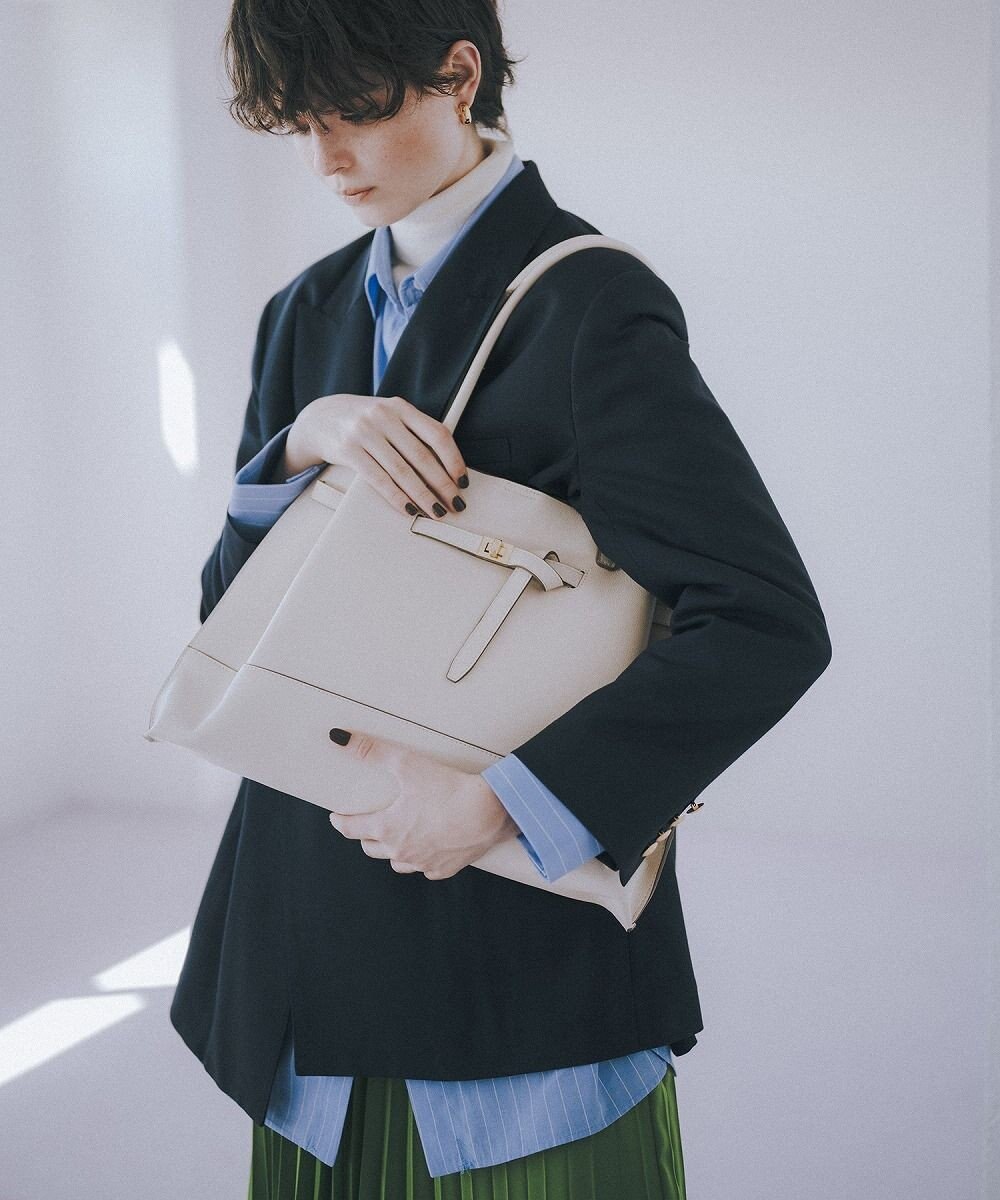 TOPKAPI 【TREASURE TOPKAPI】シュリンクレザー ベルトデザインA4トートバッグ 