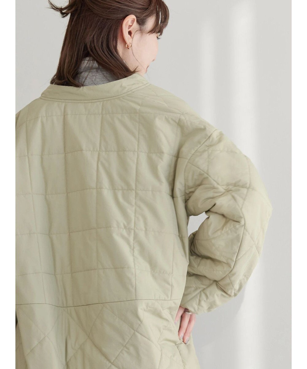 AMERICAN HOLIC キルポカスクエアステッチキルトコート 