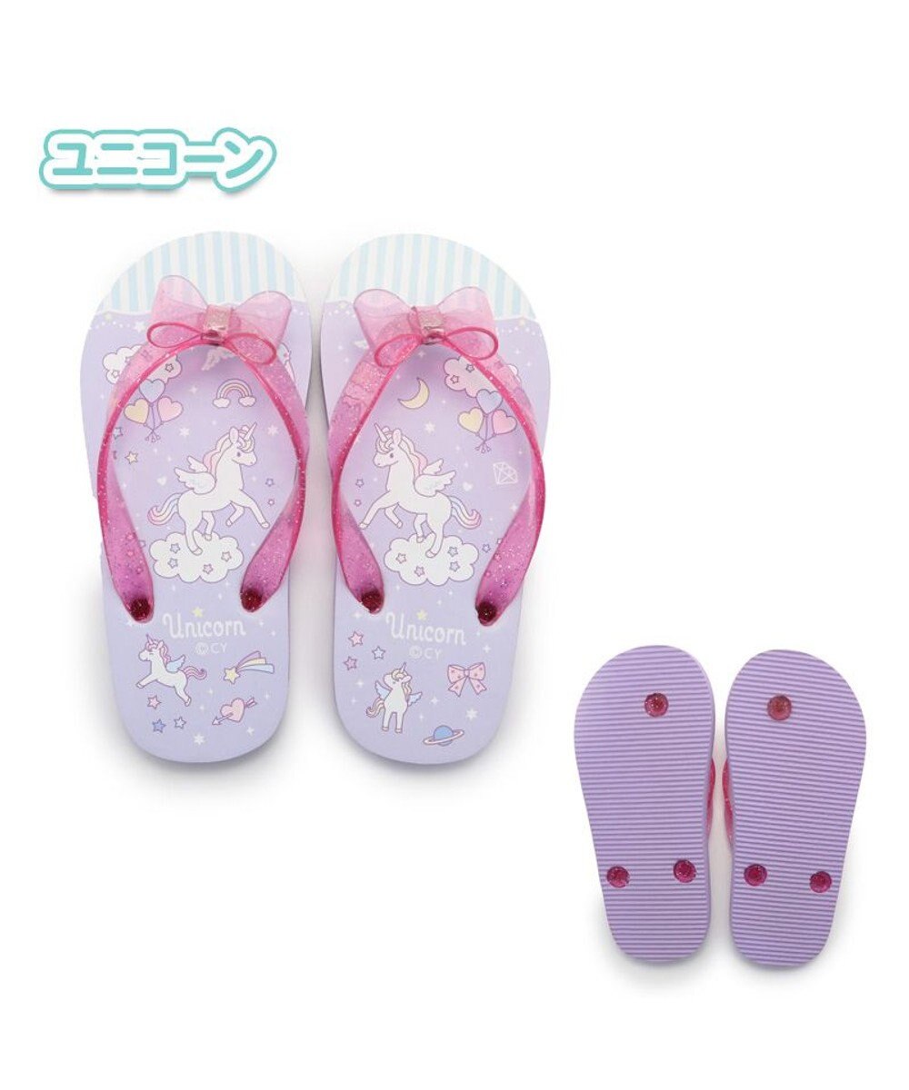 Mother garden マザーガーデン ビーチサンダル キッズ用 《 ユニコーン / レモンくま 》 