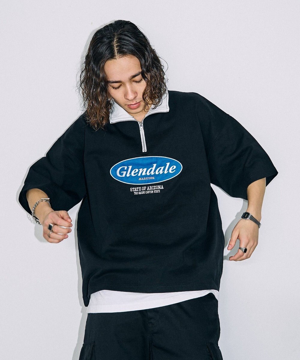 WEGO ヘビーウエイトサークルロゴハーフZIPT（S） 