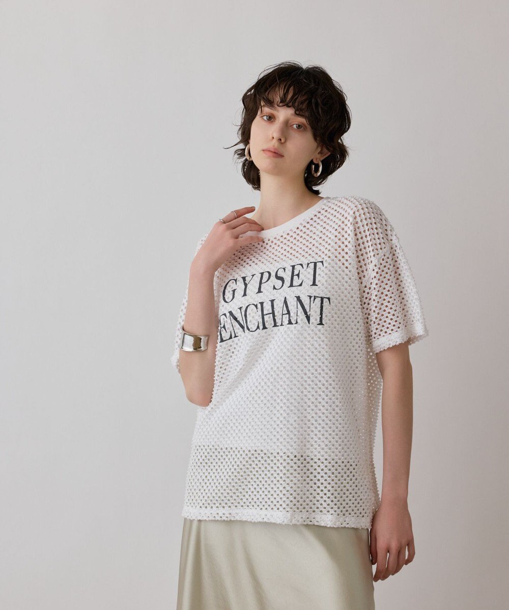 GRACE CONTINENTAL クラッシュロゴTシャツ 