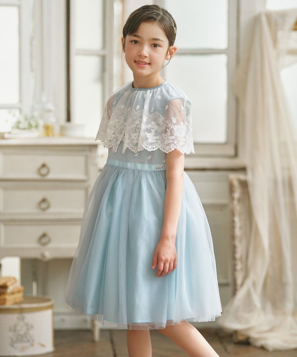 組曲 KIDS 【110-140㎝】ケープセット ドレス 