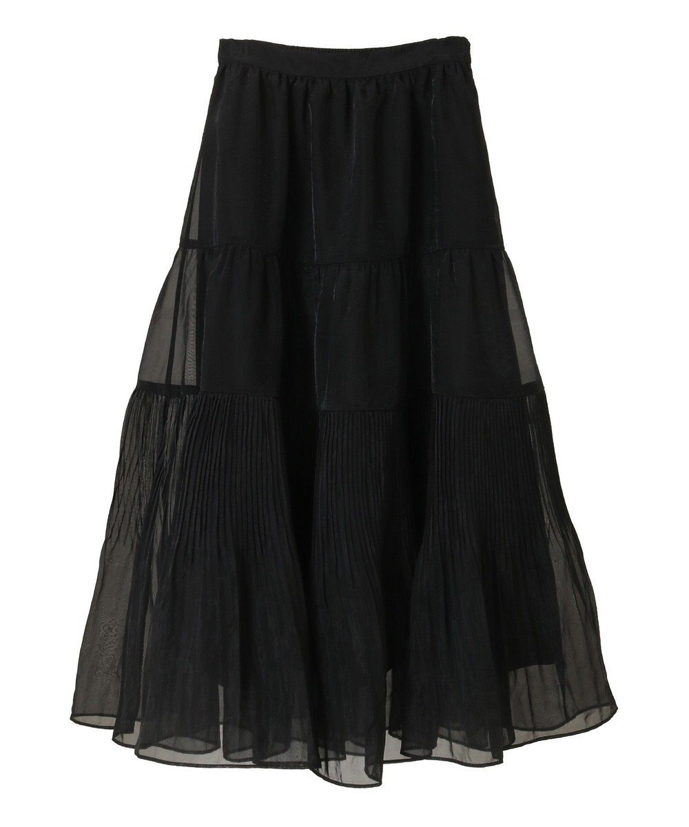 Green Parks エアリーティアードスカート 