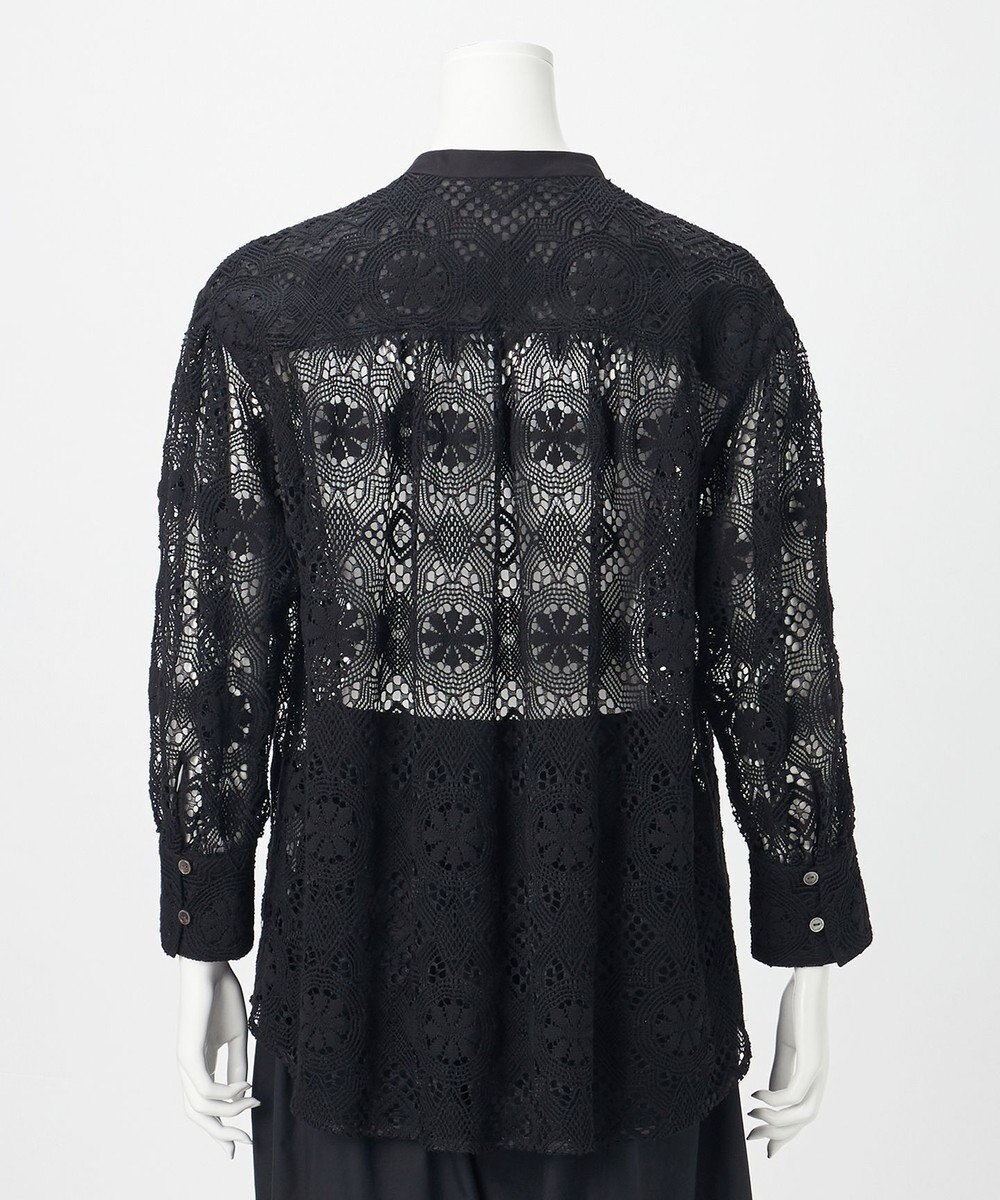 23区 【GOLD LABEL】モチーフレース シャツ ブラウス 