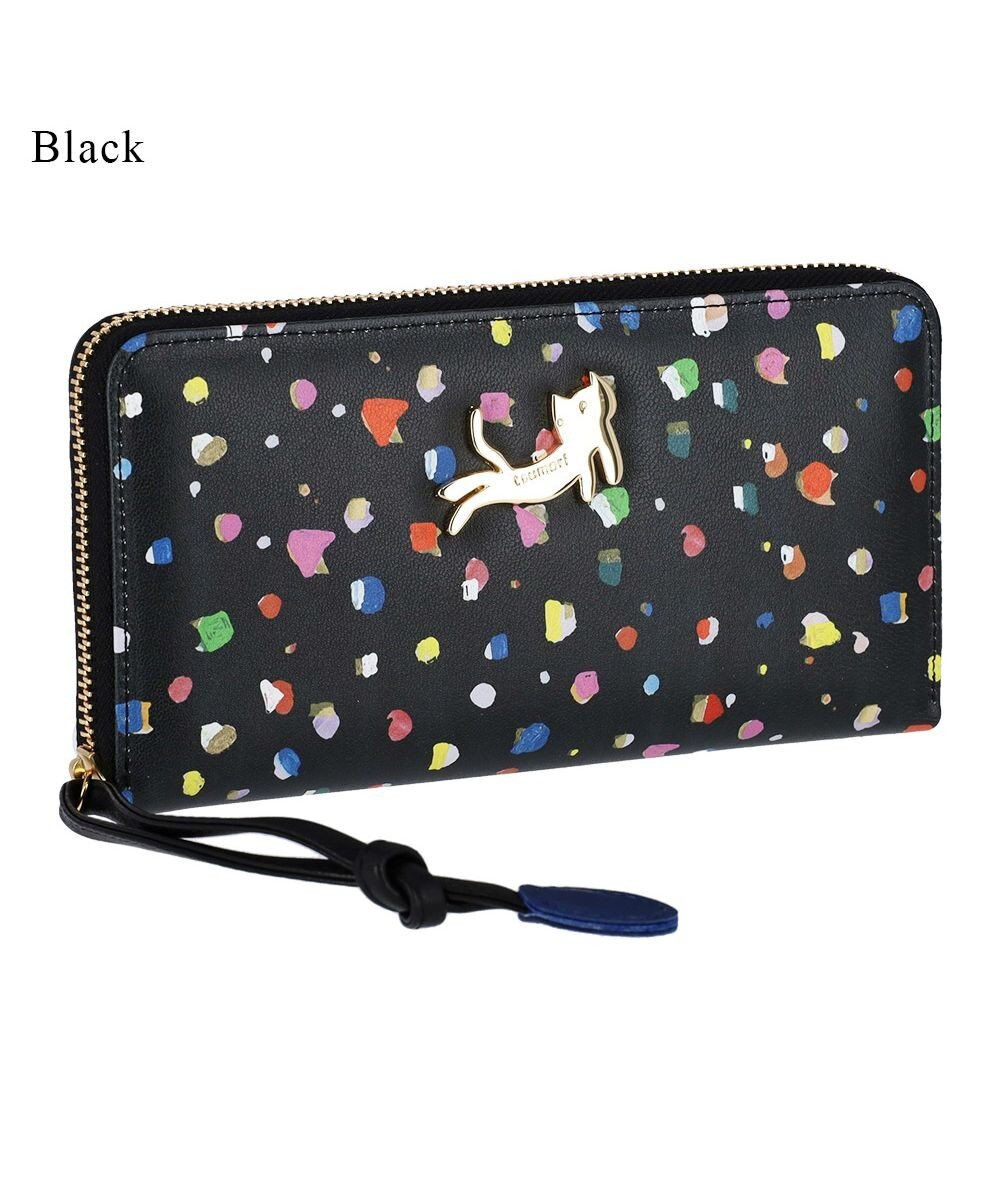 tsumori chisato CARRY てんてん ラウンドファスナー長財布 