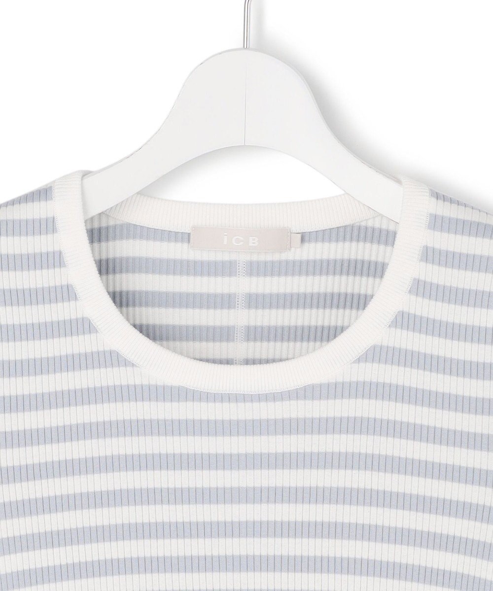 ICB 4×2リブ プルオーバーカットソー 