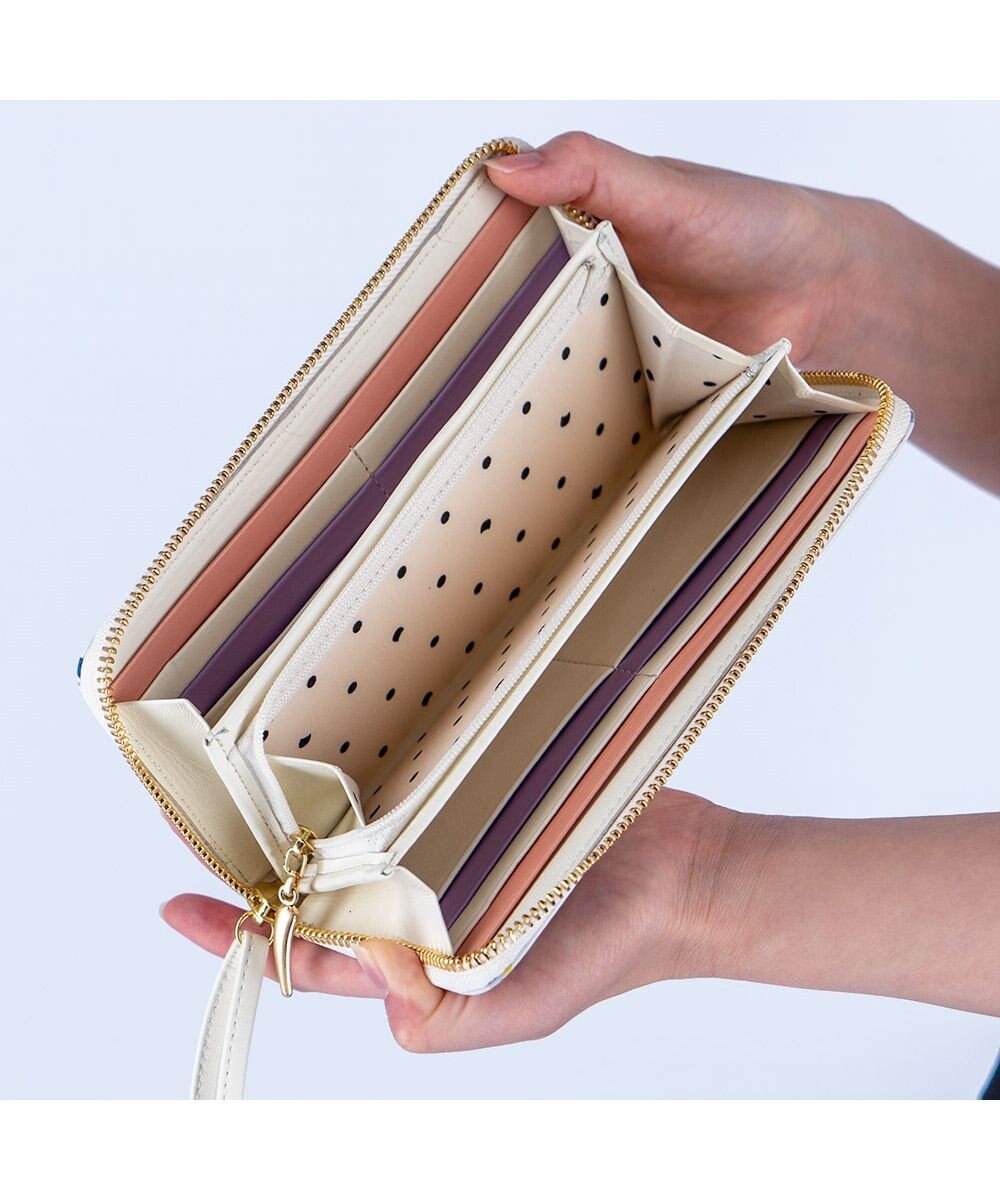 tsumori chisato CARRY てんてん ラウンドファスナー長財布 