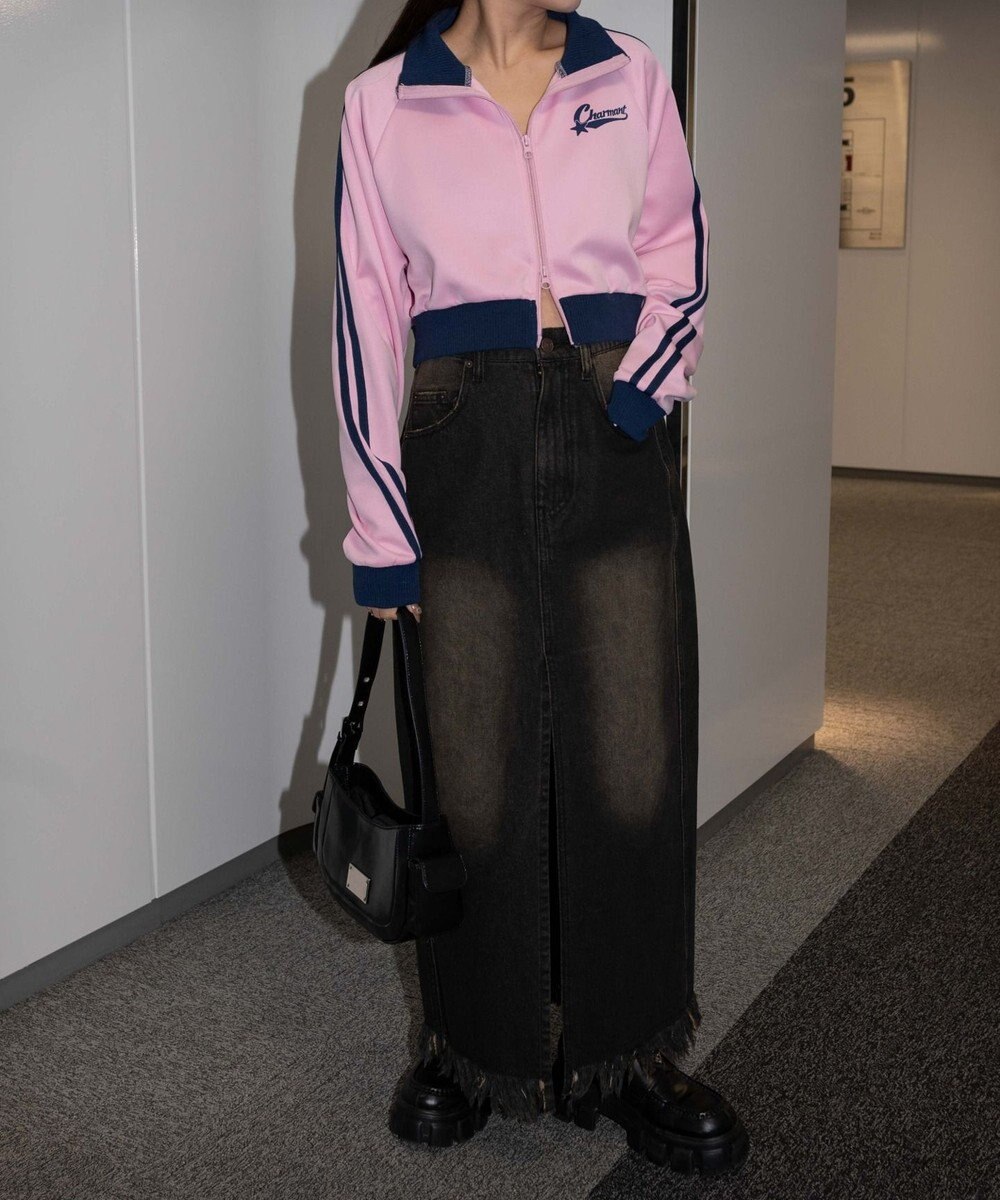 WEGO ロゴプリントトラックジャケット 