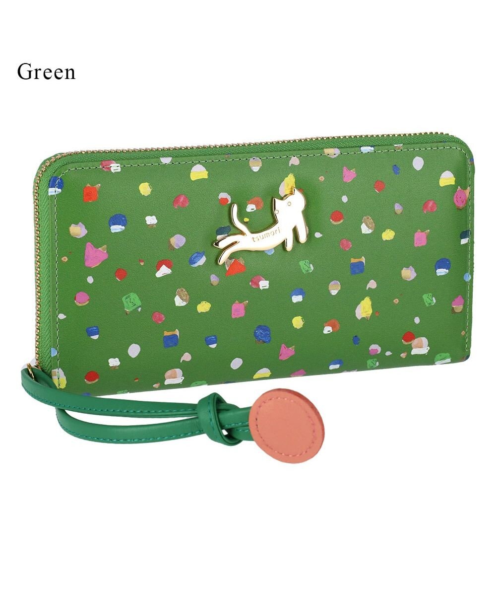 tsumori chisato CARRY てんてん ラウンドファスナー長財布 